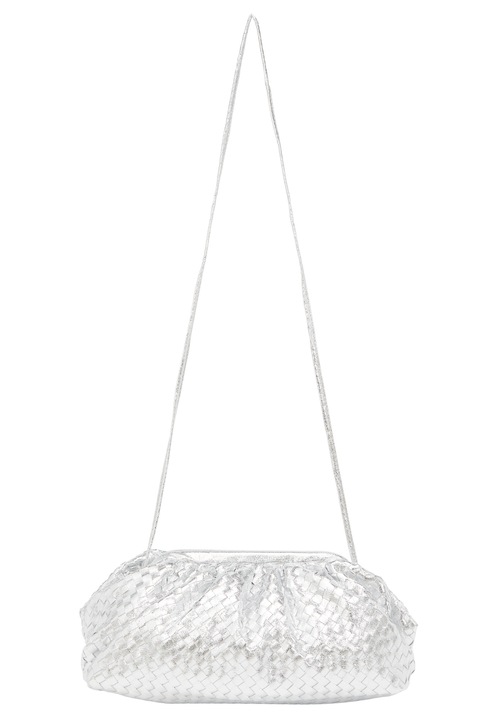 Női válltáska, Joella, fonott mintás, egy méret