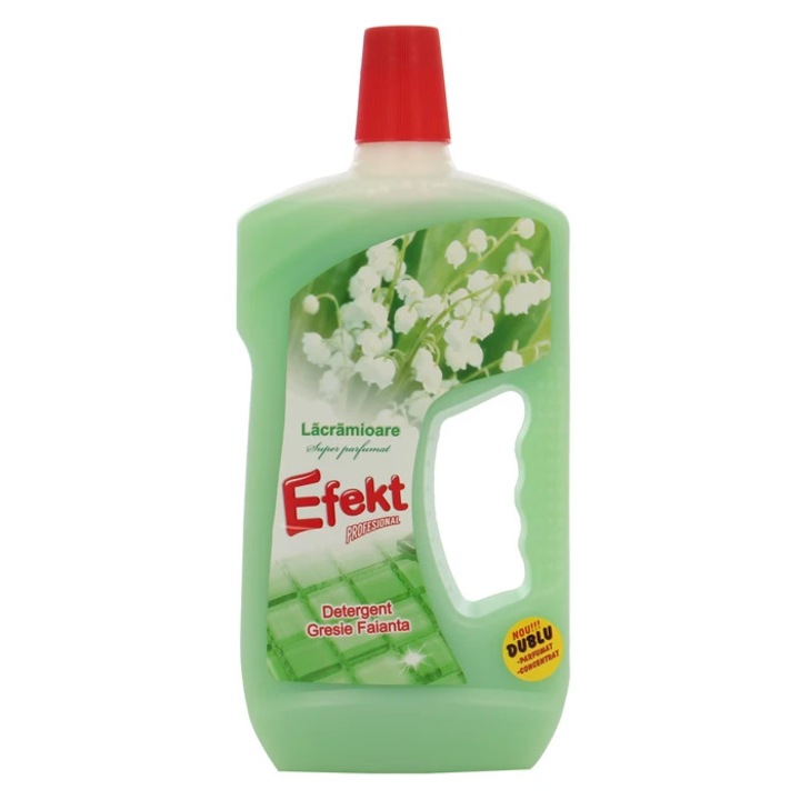 Detergent gresie si faianta Efekt Lacramioare, 1L, lichid, parfum intens