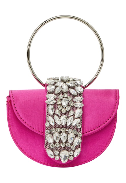 Női táska Joella, fukszia, egy méret, lánccal és belső zsebbel