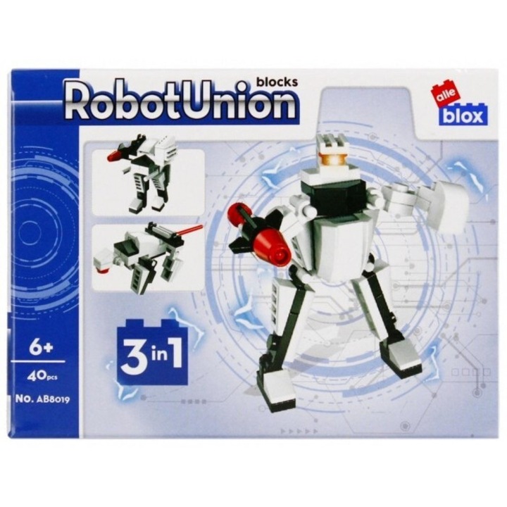 Конструктор Klocki Robot 40 елемента ALLEBLOX