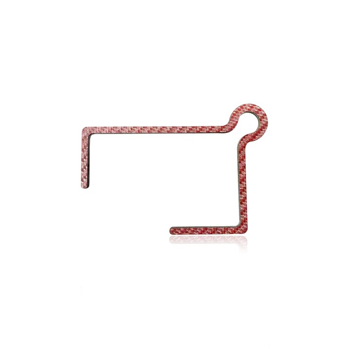 Kártyatartó, Kufer, szénszálas tok, kártyavédelem, Tesla Model 3, Model Y, 2019-2023