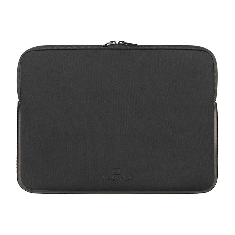 Husa neopren pentru MacBook Pro 14, TUCANO Elements 2, anti-alunecare, neagra, 34x24,5x2cm