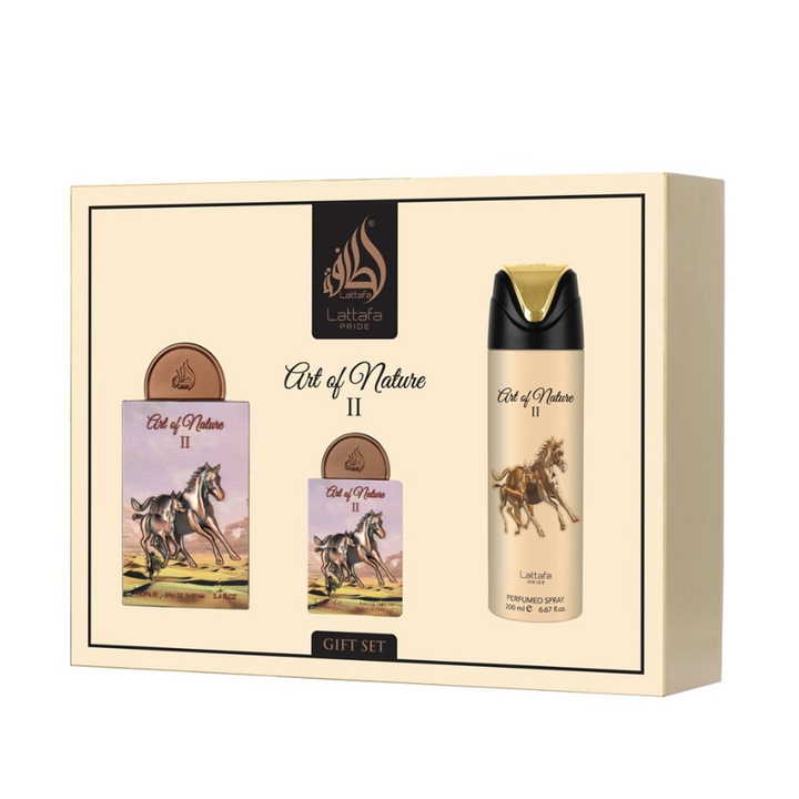Lattafa Pride Art Of Nature II EDP 100 ml + EDP 20 ml + Testpermet 200 ml (uniszex)