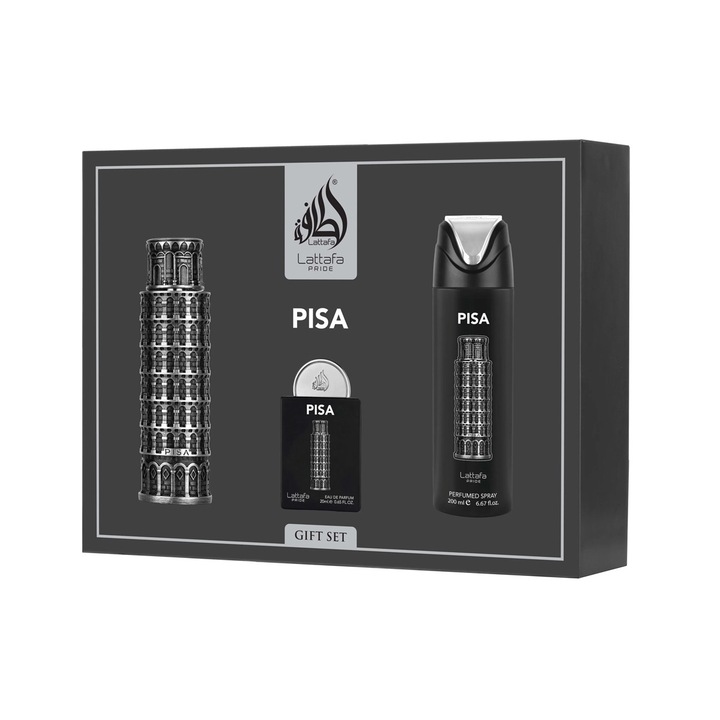Lattafa Pride Pisa EDP 100 ml + EDP 20 ml + Testpermet 200 ml (semleges)
