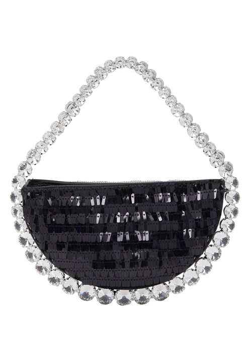 Joella női táska, fekete, egy méret, elegáns design csillogó részletekkel.