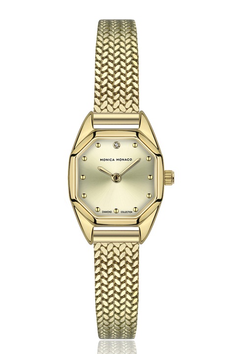 Monica Monaco, Kvarc karóra egy gyémánttal díszítve, Aranyszín