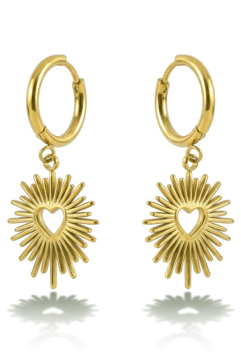 Marc Malone, 18 karátos aranybevonatú fülbevaló, Aranyszín