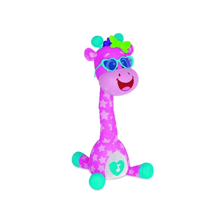 Zebra dansatoare cu melodii, 12 melodii, multicolor, 2+ ani
