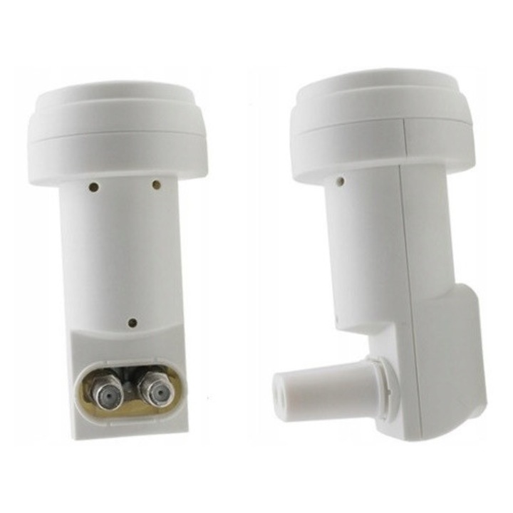 Convertor Twin 0,1 dB, CardSplitter, Fullband, 40mm, pentru 2 receptoare