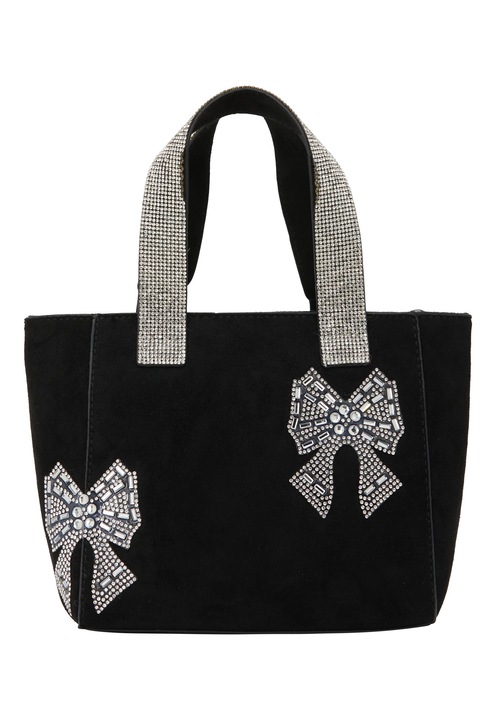 Geanta dama Joella, dimensiune unica, design cu model diamantat, cu manere cufwqd