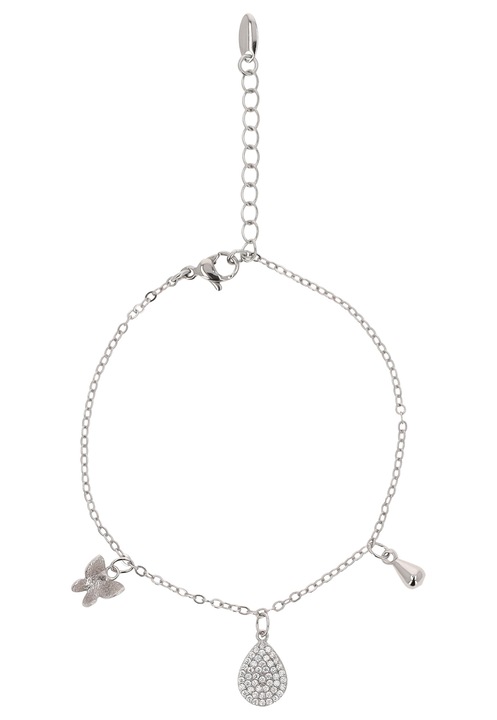 Bratara dama, Joella, argintie, one size