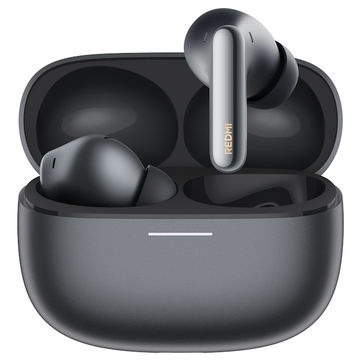 Слушалки In-Ear Redmi Buds 8 Pro, Wireless, Bluetooth 5.4, Hybrid ANC, 3 AI микрофона, Dolby Audio, Hi-res, LDAC, Автономност 33 часа, IP54, Черен
