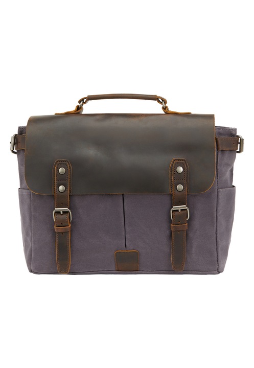 Geanta barbati, Joella, gri, 100% bumbac, one size