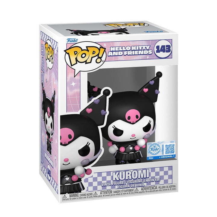 Figurina de colectie Funko POP! Sanrio − Kuromi (K−Pop) #143