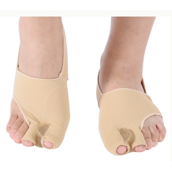 Set benzi elastice pentru halux, JDS, cu separator de degete, universal, 2 bucati