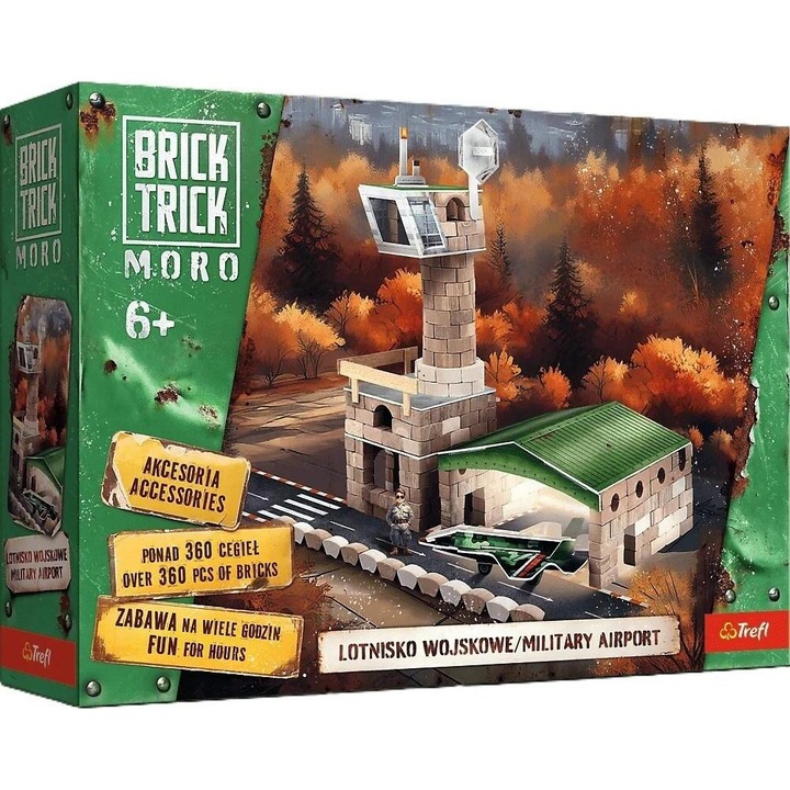 Комплект за изграждане Brick Trick - Военно летище XL, Trefl