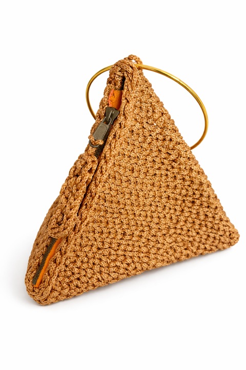 AURORA Pyramid - geanta handmade unicat