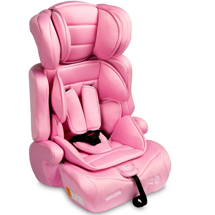 Scaun auto copii 3 in 1 Caretero Falcon i-Size, 76-150 cm, roz
