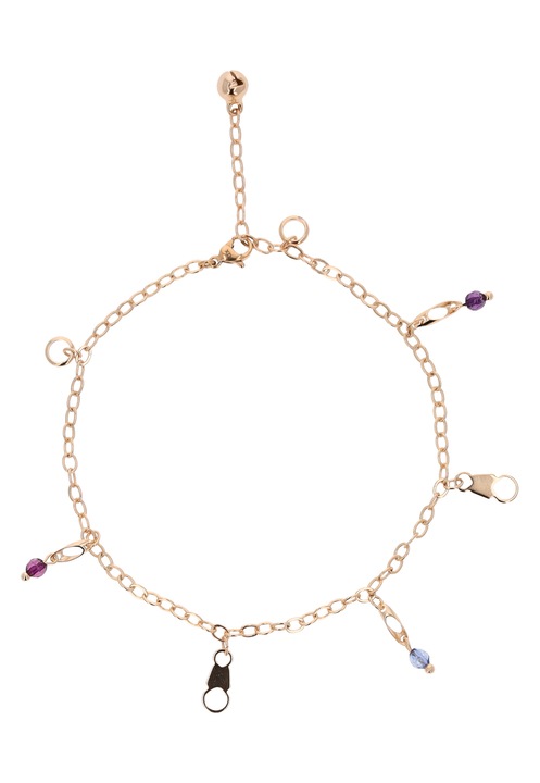 Bratara de glezna, Joella, auriu, marime unica, din cupru