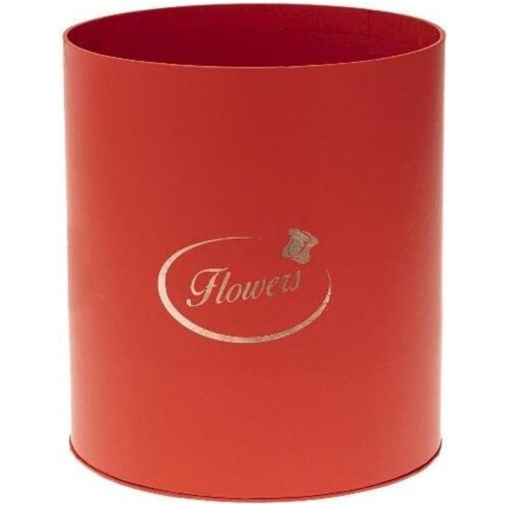 Кутия с цветя ROZETTE червена