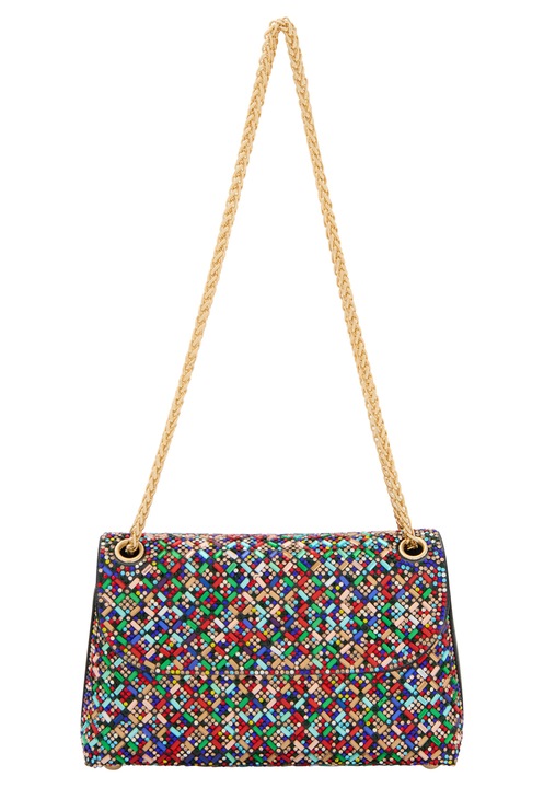 Minaudiere Joella női táska, sokszínű, egyedi méret, elegáns design lánccal és patentos záródással