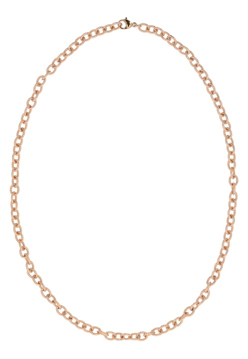 Colier dama Joella, auriu, texturat, 100% cupru, one size