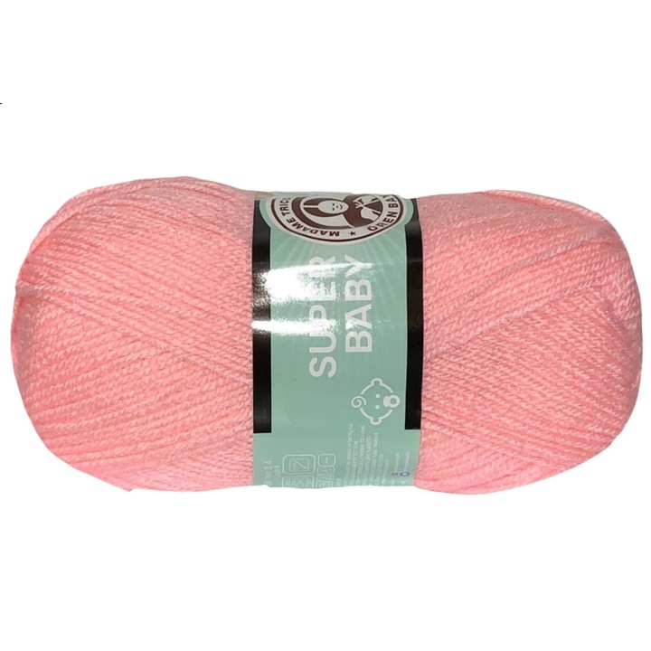 Fire textile Madam Tricote Wloczka Super Baby 360m 100g 3-3,5mm set 5 bucati