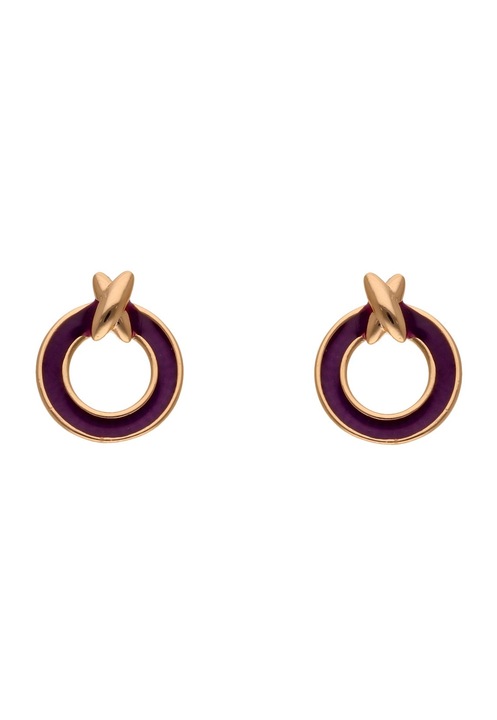 Cercei dama Joella, design elegant, aurii, one size