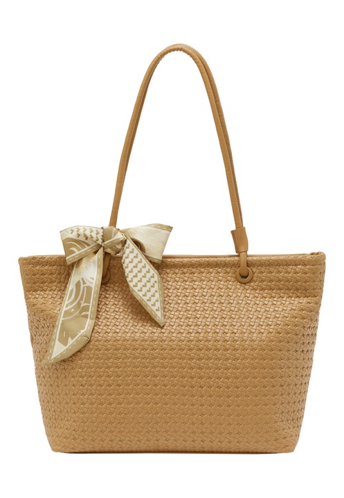 Válltáska, Joella, geometrikus mintázatú, málna színű, univerzális méretű