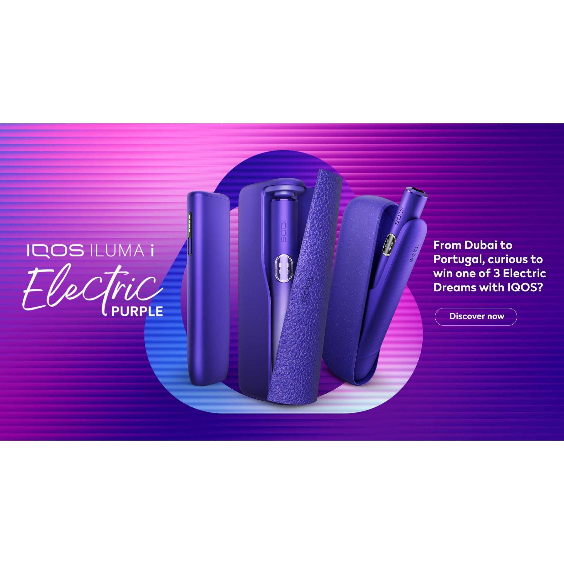 Kit IQOS ILUMA i ELECTRIC PURPLE Mobility Kit - eMAG.ro