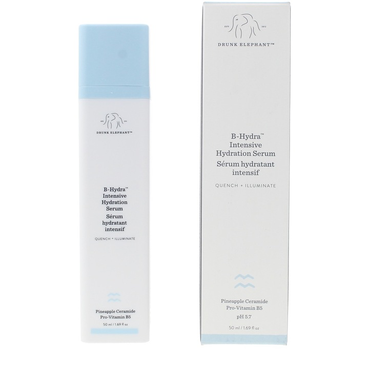 Ser hidratant Drunk Elephant B-Hydra Intensive, 50 ml, pentru toate tipurile de ten, textura lejera, confortabila