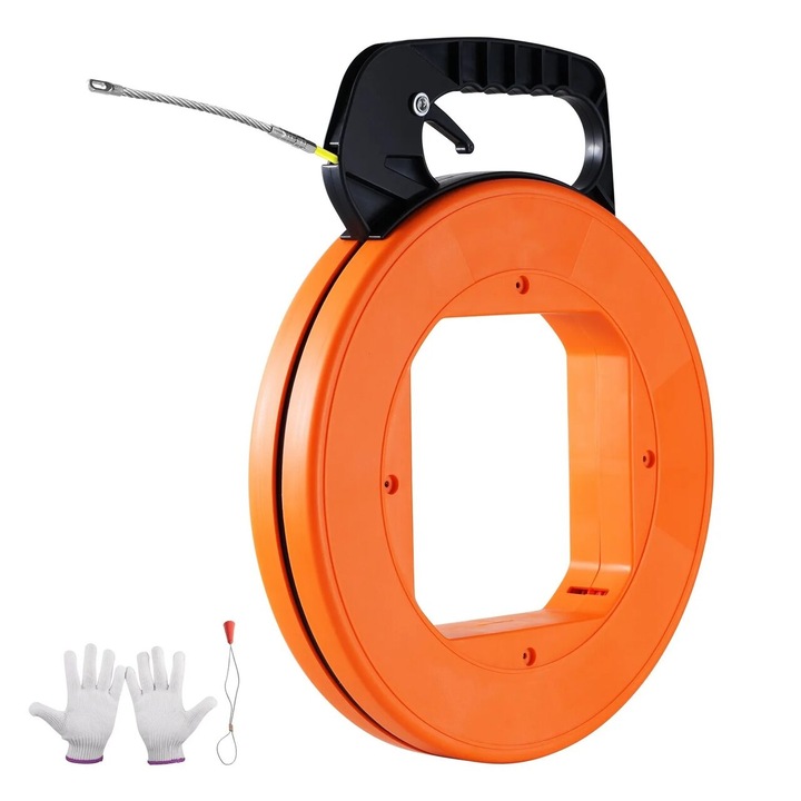 Fir de tragere, OMS, 30 m, diametru 4, 23 mm, sistem franare reactiv, utilizare interioară/exterioară