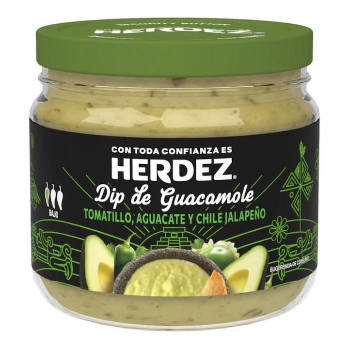 Dip de guacamole 300g, Herdez, gust echilibrat, textura cremoasa