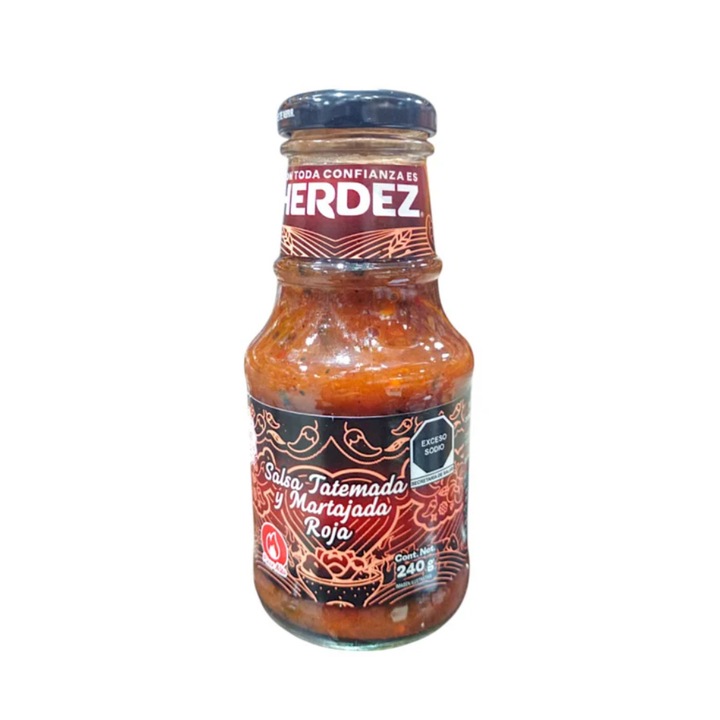 Sos Salsa Roja Roasted Spicy 240g, Herdez, iute, autentic