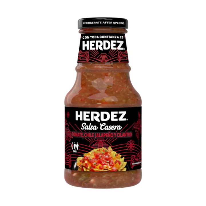 Sos Salsa Casera 240g, Herdez, sos mexican traditional, cu rosii si chili