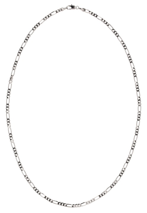 Colier dama Joella, design clasic, argintiu, 100% cupru, one size