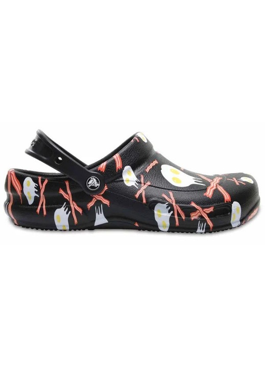 Saboti Crocs Bistro Graphic Clog 39-40 EU - M7/W9 US Negru - Black/White/Black