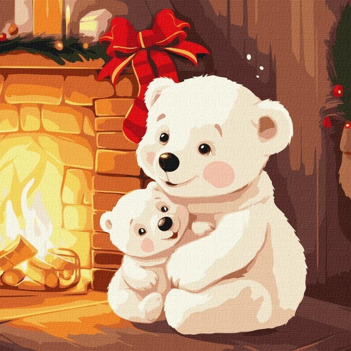 Комплект картина по номера, Ideyka, Domowe cieplo, 40x40см