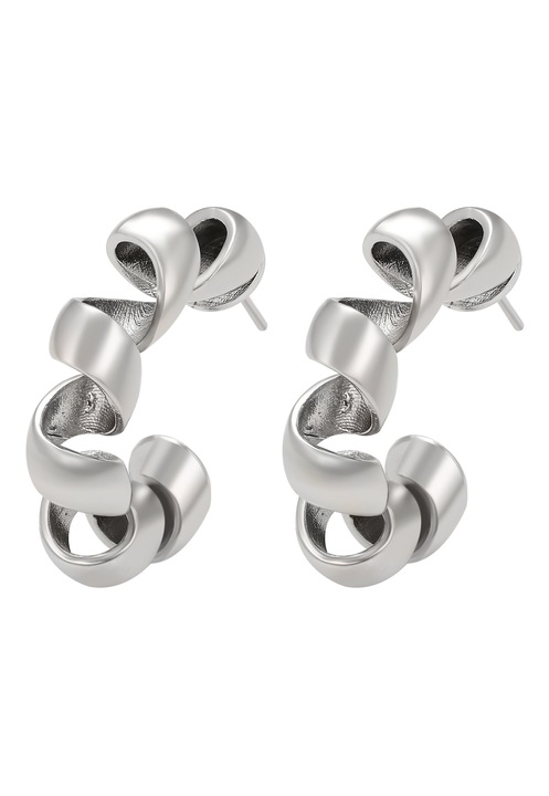 Cercei dama, Joella, Jewelry Collection, design modern, argintii, one size