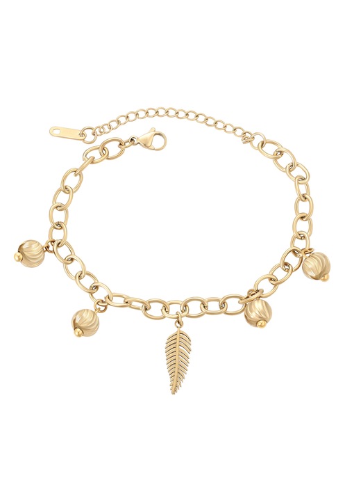 Bratara dama, Joella, aurie, din otel inoxidabil, design elegant, unica.