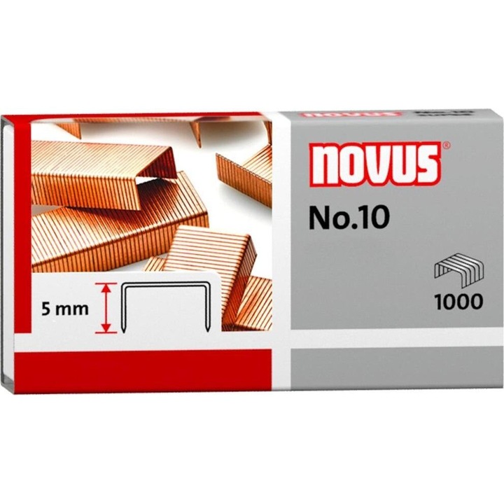 Капси No 10, Novus, 1000 броя, месингови