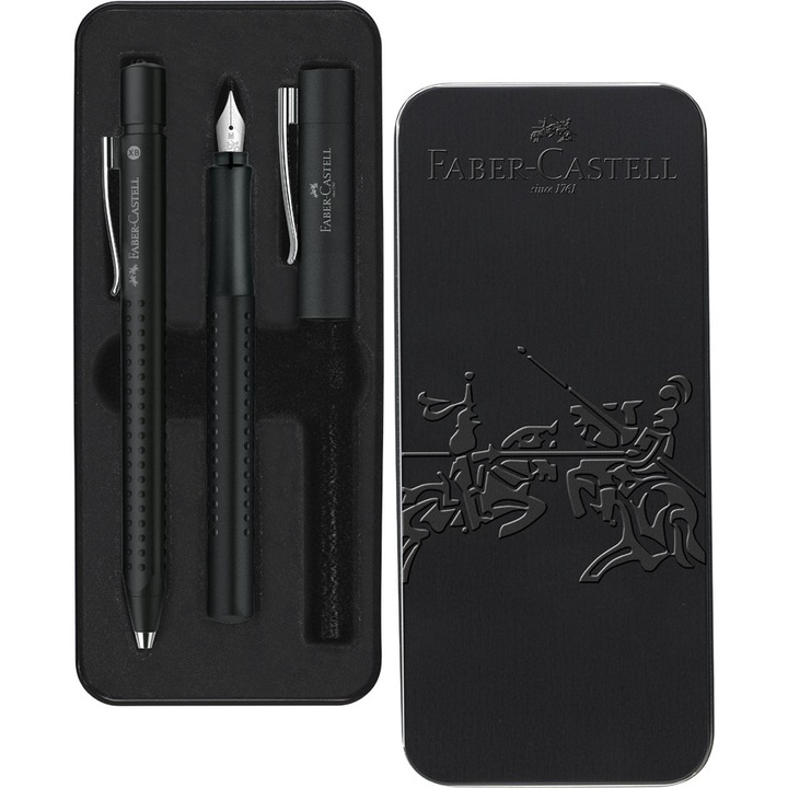 Химикалка Faber-Castell Grip 2011, черна