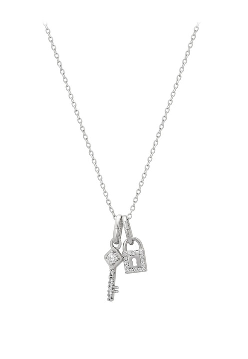 Colier dama, Joella, argintiu, cupru