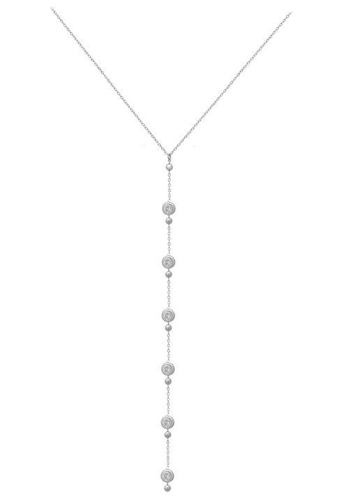 Colier dama, Joella, inox, argintiu