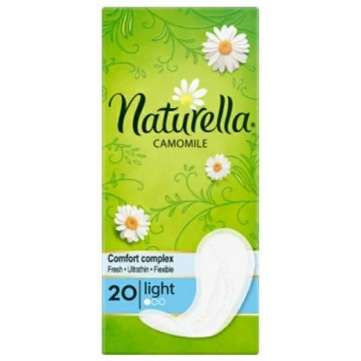 Дамски превръзки NATURELLA Light, 20 броя, аромат на лайка, дишаща материя
