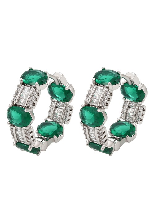 Cercei dama, Joella, argintiu, cupru