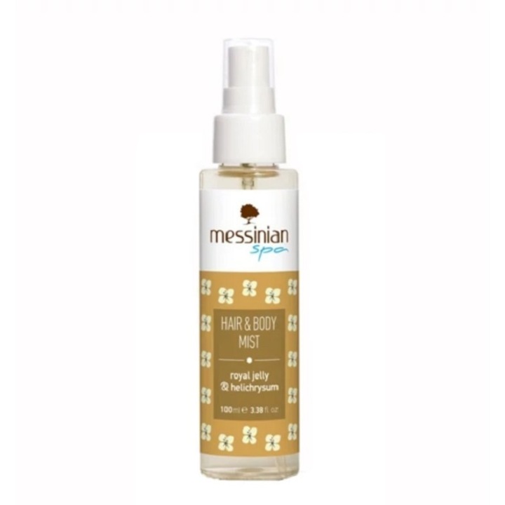 Spray de par si corp Messinian Spa, laptisor de matca, helichrysum, 100 ml