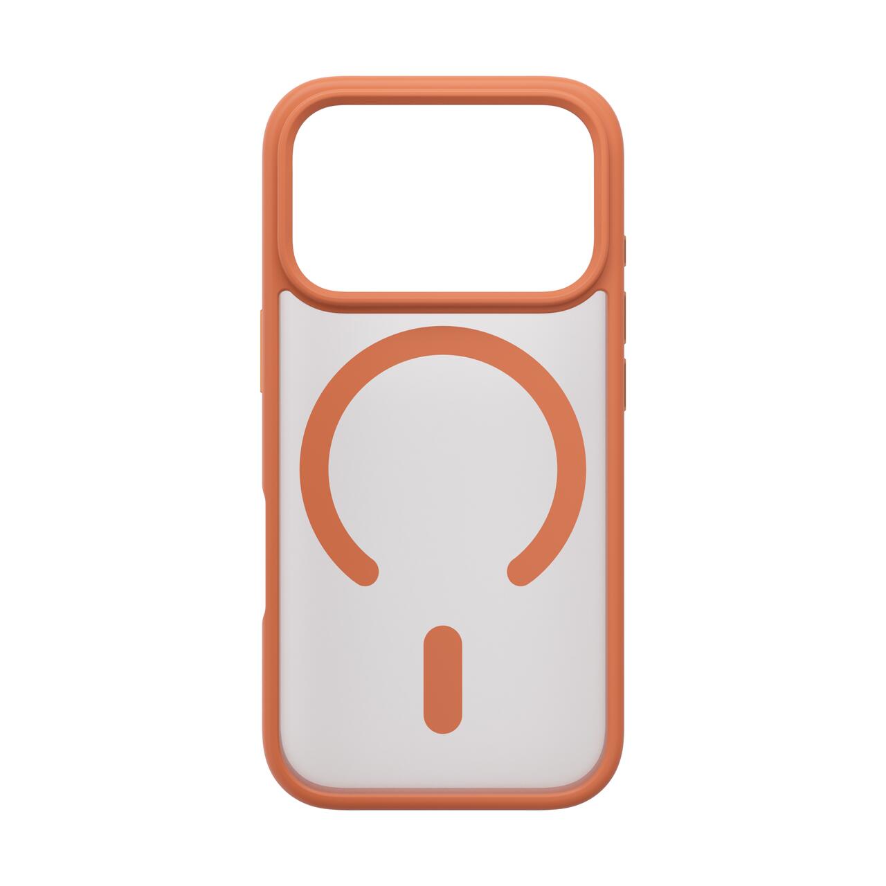 Husă de protecție NOA Mist Shield, Orange, pentru iPhone 17 Pro, material silicon, design subțire