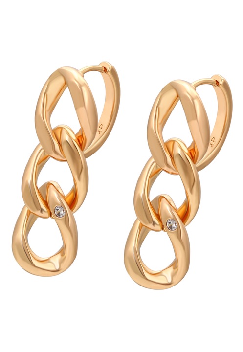 Cercei dama, Joella, cupru, auriu