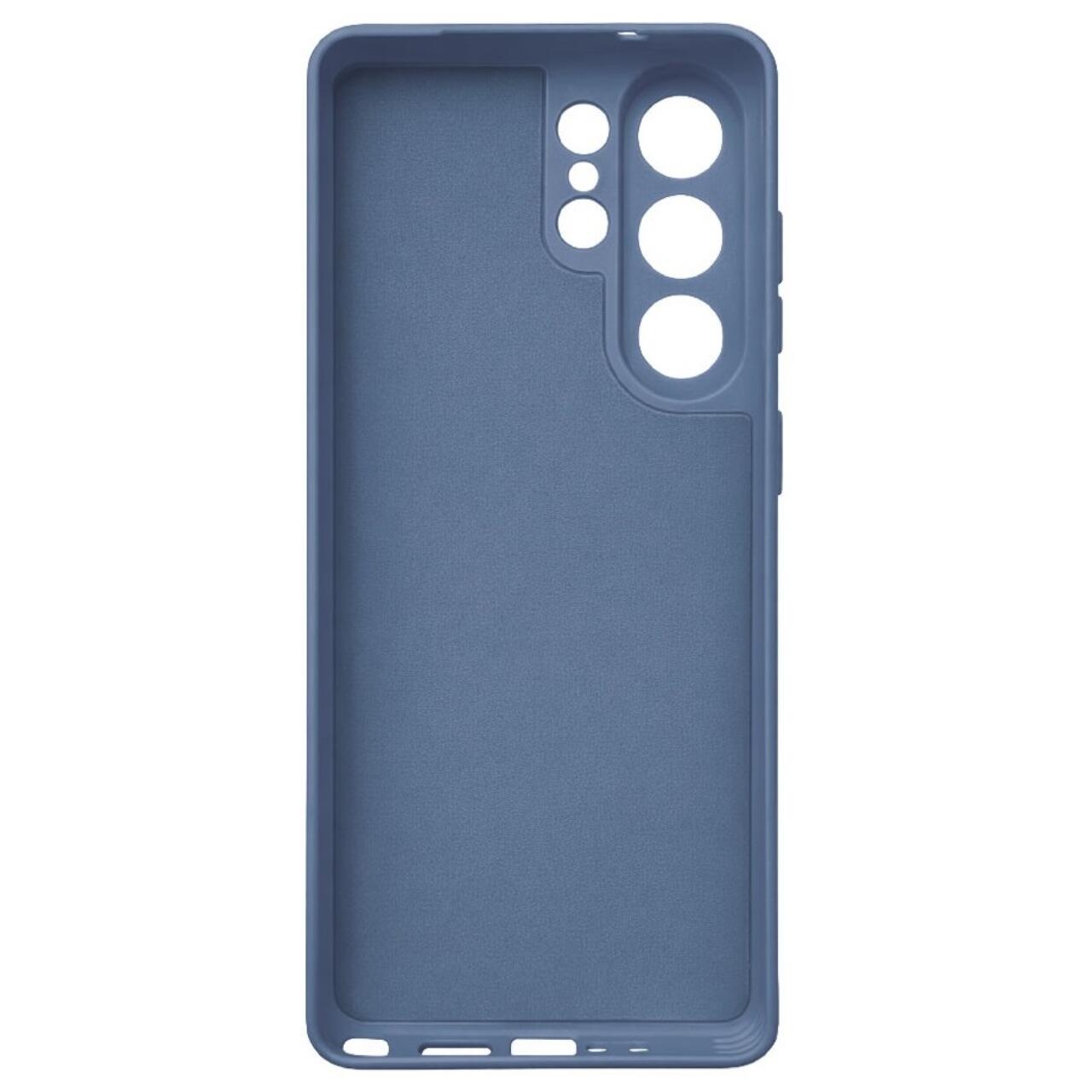 Husa Lemontti Silicon Gri pentru Samsung Galaxy S26 Ultra, slim, captusita cu microfibra